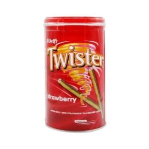 Delfi Twister Strawberry Wafer Roll 320G
