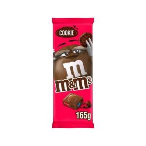 M&ms Cookie Chocolate Bar 165G