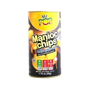 Mr. Pop Manioc Chips Salt&Pepper Tube 50G