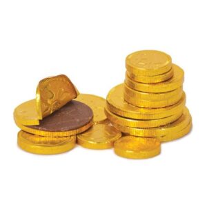 Gold Chocolate Coins Individual 4G