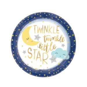 Twinkle Little Star Paper Plate