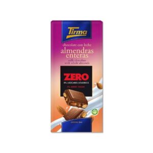 Tirma Milk Chocolate W Almonds Zero Sugar 125G