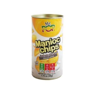 Mr. Pop Manioc Chips Garlic Flv Tube 50G