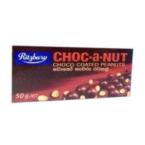 Ritzbury Choc-A-Nut Coated Peanuts 50G