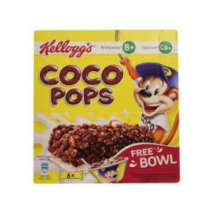 Kelloggs Coco Pops Cereal 6Bars Pack 120G