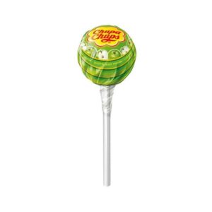 Chupa Chups Sour Green Apple Flv Lollipop 12G