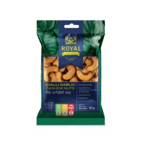 Royal Cashew Chilli Garlic Cashew Nuts 50G