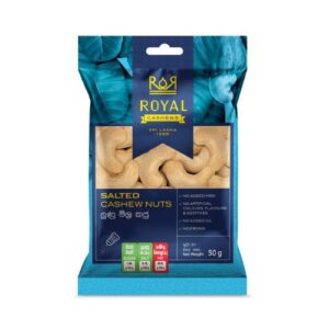 Royal Salted Cashew Nuts 50G