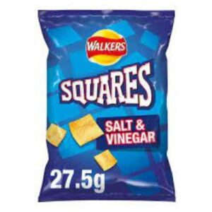 Walkers Squares Salt&Vinegar 27.5G