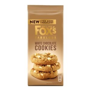 Fox Fabulous White Chocolate Cookies 180G
