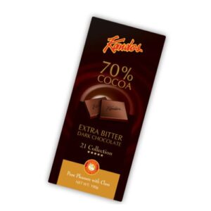 Kandos 70% Cocoa Extra Bitter Dark Chocolate 100G