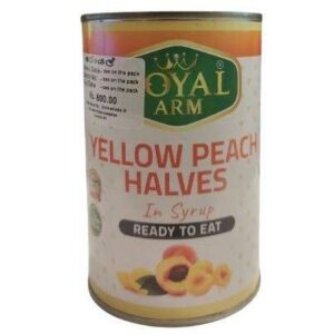 Royal Arm Yellow Peach Halves In Syrup 425G