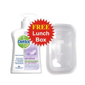 Dettol Sensitive Handwash 200Ml With Free Lunch Box