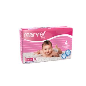 Marvel Baby 3-6Kg S 4 Diapers