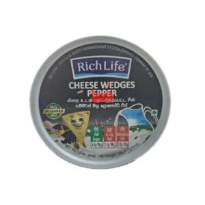 Richlife Cheese Wedges W Pepper 120G