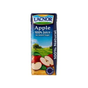 Lacnor Apple Juice 100% Nas Juice 180Ml