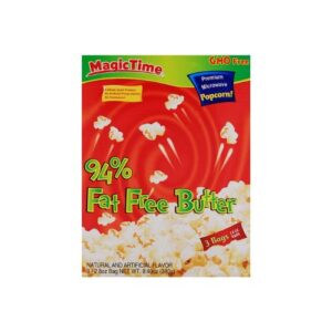 Magictime 94% Fat Free Butter Popcorn Gmo Free 240G