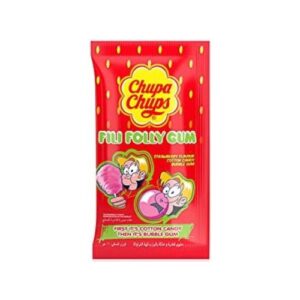 Chupa Chups Strawberry Flv Cotton Candy 11G