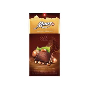 Munz 60% Dark Chocolate W Hazelnut 300G