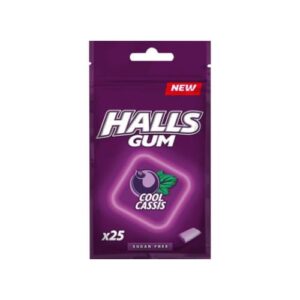 Halls Gum Cool Casis Sugar Free Pouch 36.5G