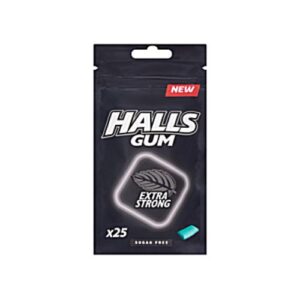Halls Gum Extra Strong Sugar Free 36.5G