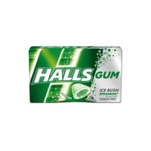 Halls Max Gum Spearmint Flv Sugarfree 18G