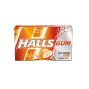 Halls Max Gum Citrus Flv Sugarfree 18G