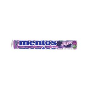 Mentos Chewy Dragees Grape Roll 29G