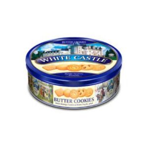 White Catle Butter Cookies Tin 681G