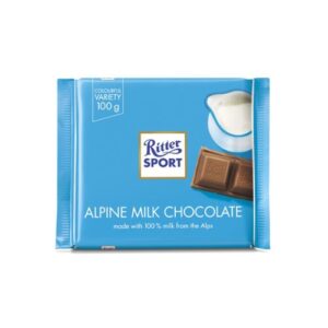 Ritter Sport Alpine Milk Chocolate 100G