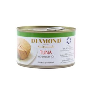 Diamond Tuna Chunk In Sunflower Oil 185G