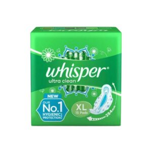 Whisper Ultra Clean Xl 15Pads 284Mm