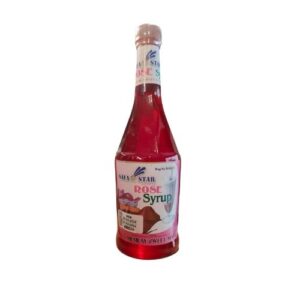 Safa Star Artificial Rose Syrup 750Ml
