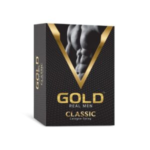 Gold Real Men Classic Cologne Spray 100Ml