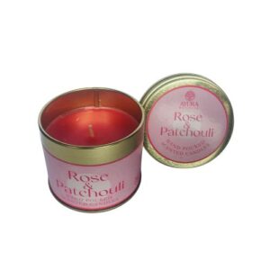 Ayura Wellness Rose & Patchouli Scented Candle