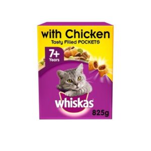 Whiskas With Chicken Tasty Filled Pockets 340G