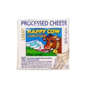 Happy Cow Light Cheese Slices 200G