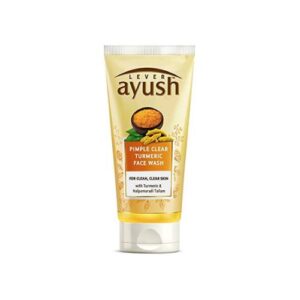 Ayush Lever Pimple Clear Turmeric Facewash 80G