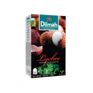 Dilmah Lychee Ceylon Black Tea 20 Bags 30G