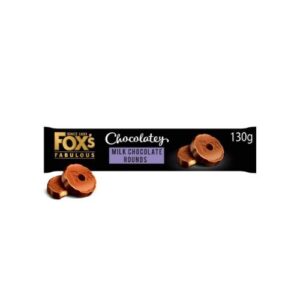 Foxs Fab Milk Chocolatey Rounds 130G
