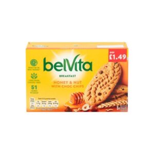 Belvita Breakfastt Honey & Nut W Choc Chips 5Pk 225G