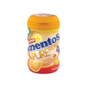 Mentos Pure Fresh Tropical Gum Bottle 100G
