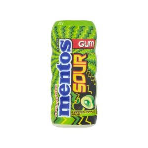 Mentos Gum Sour Green Apple 30G