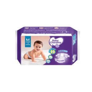 Baby Cheramy Medium (4-8Kg) 12 Diapers