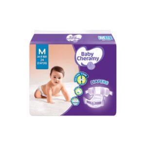 Baby Cheramy Medium (4-8Kg) 24 Diapers