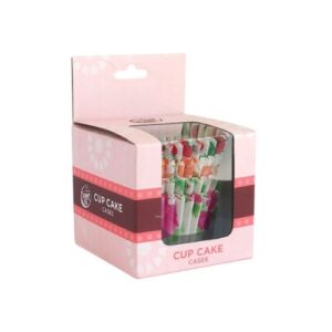 Target Pack Cup Cake Print Cases 100Pc