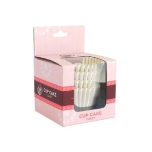 Target Pack Cup Cake White Cases 100Pc