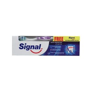 Signal Toothpaste 160G + Fighter Toothbrush
