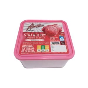Alerics Strawberry Flavoured Ice Cream 1L
