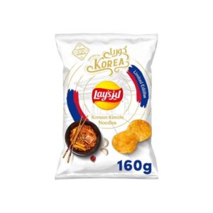 Lays Korean Kimchi Noodles Chips 160G